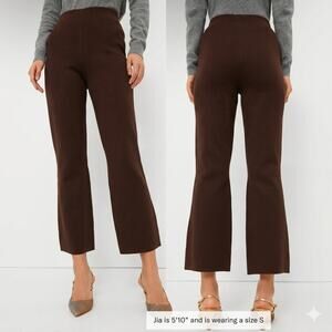 TUCKERNUCK Brown Compression Knit Ashford Pants Size S NWT